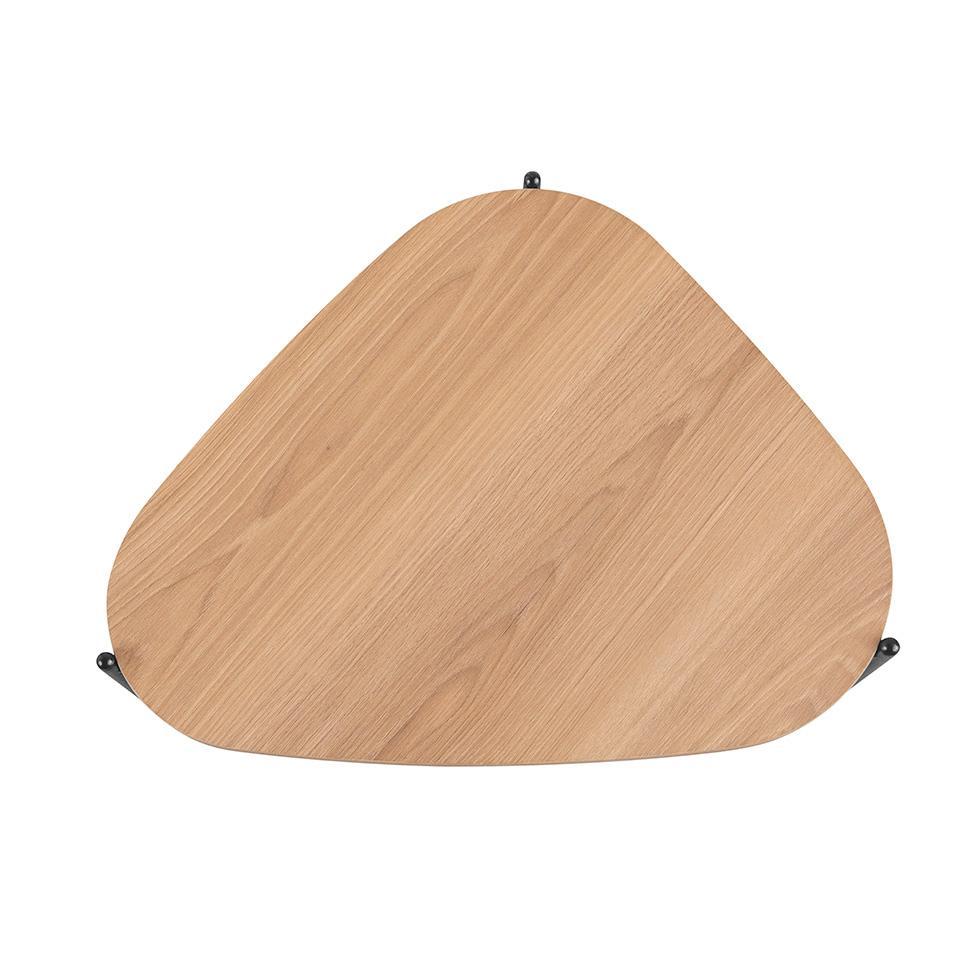 Mesa Lateral Orgânica Complementos Hanover e Preta 44 cm - 4