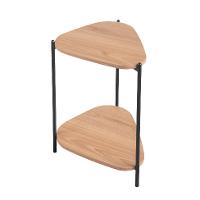 Mesa Lateral Orgânica Complementos Hanover e Preta 44 cm - 1