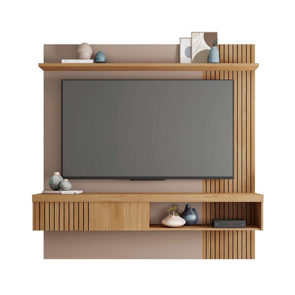 Painel para TV até 65 Polegadas Jade 1 PT Buriti e Fendi 180 cm - 2