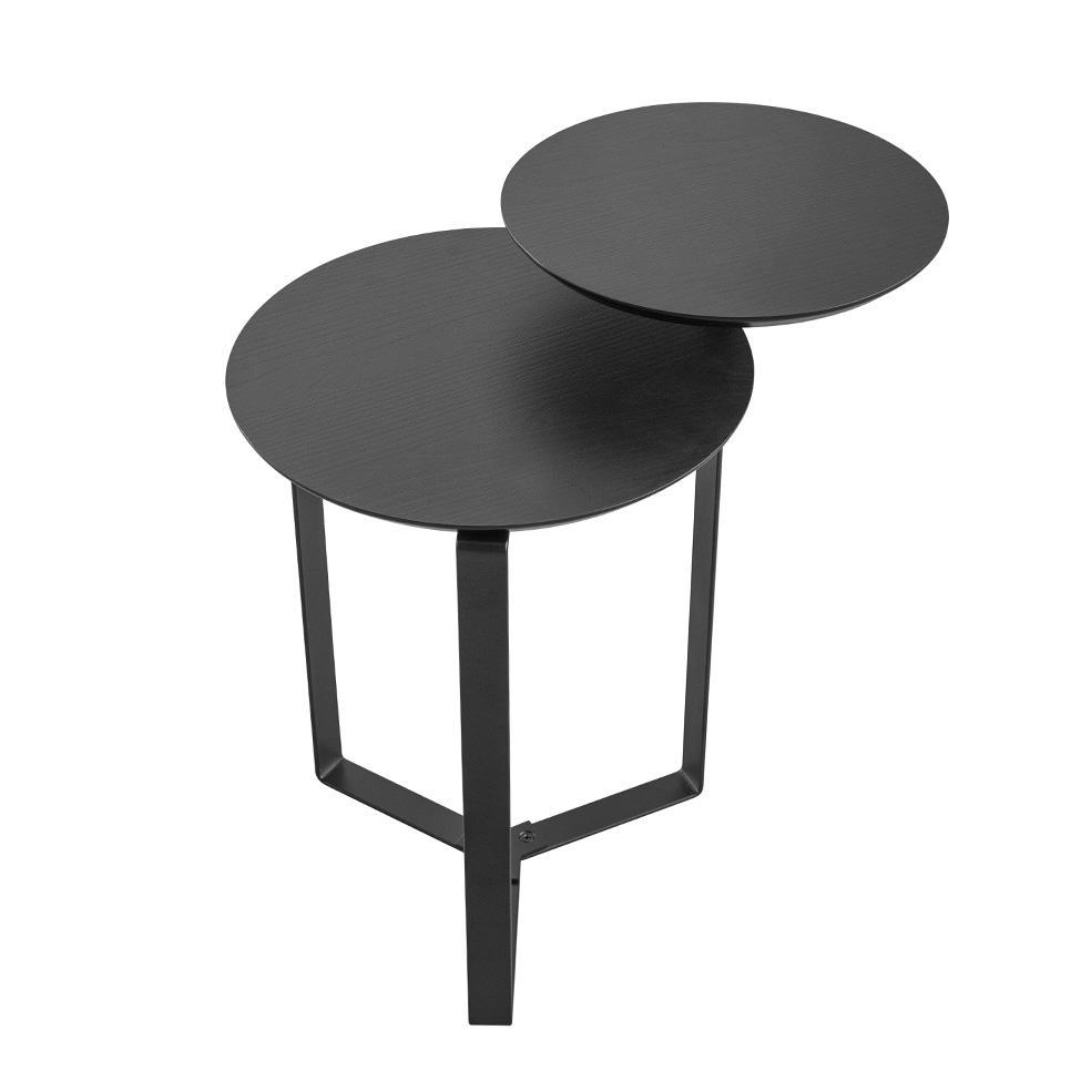 Mesa Lateral Redonda Complementos Nero 44 cm - 4