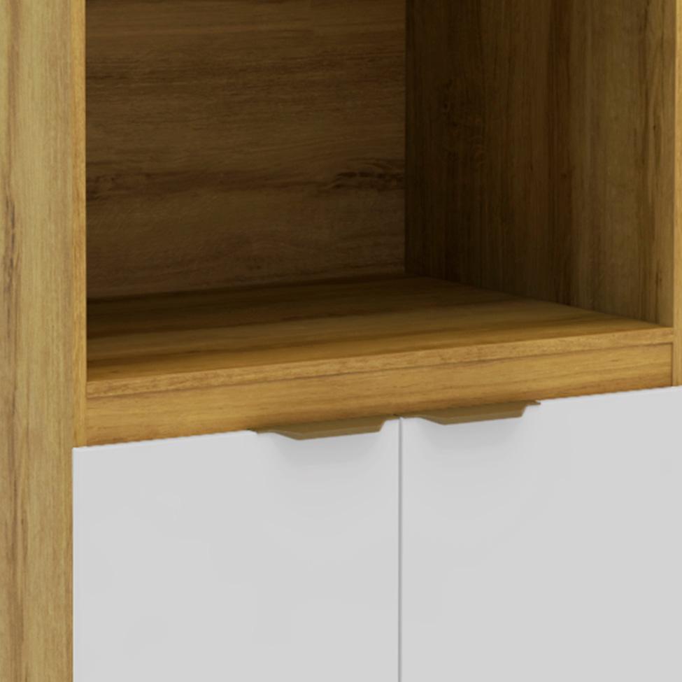 Paneleiro Magnólia 3 PT Mel e Branco - 4