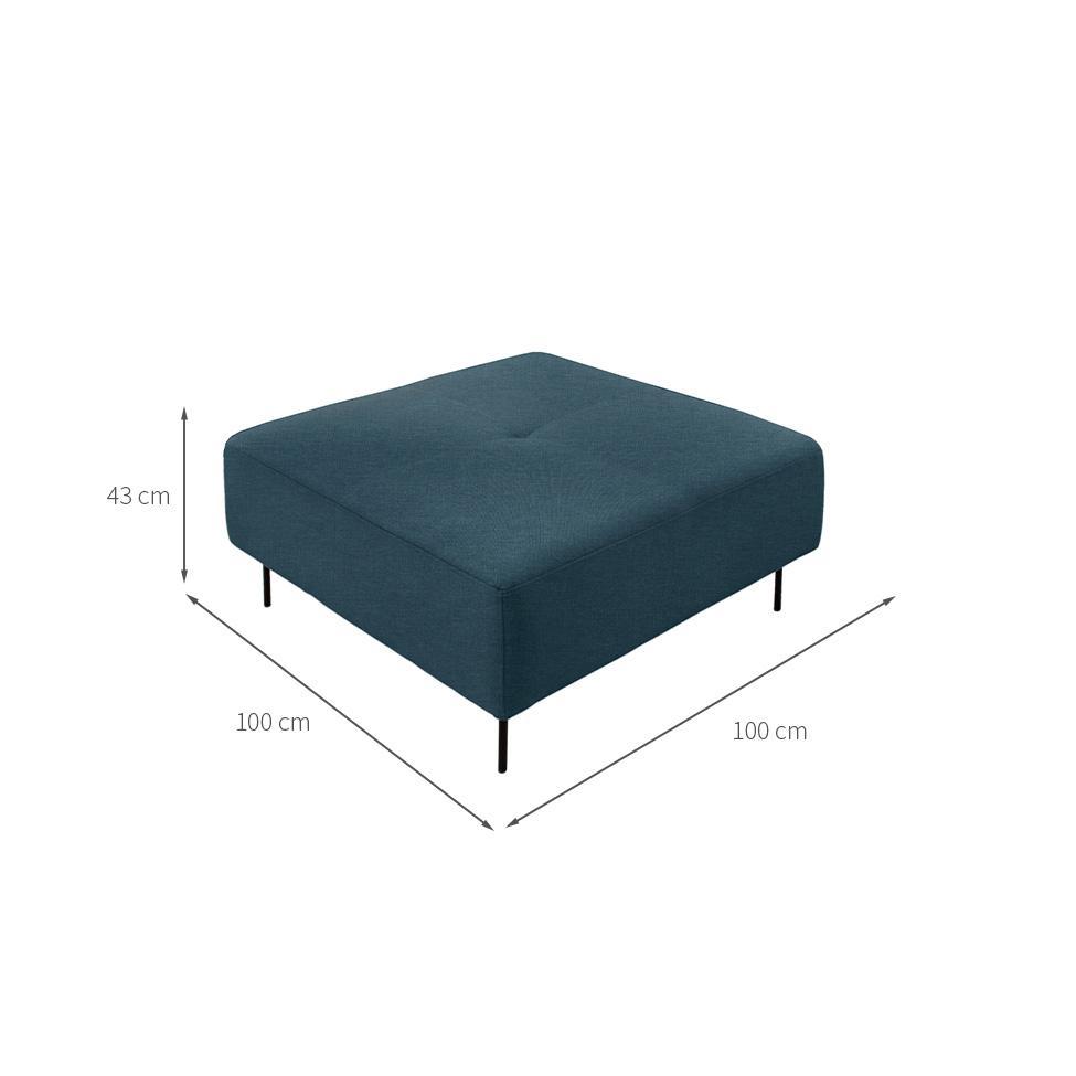 Puff Modular Da Vinci Poliéster Azul - 3