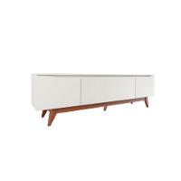 Rack para TV até 75 Polegadas Flynt Off White e Natural 184 cm - 1