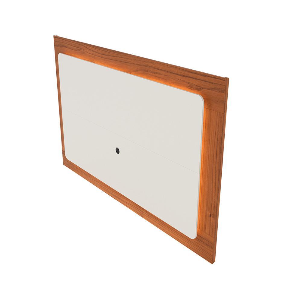 Painel para TV até 75 Polegadas Oslo Canela e Off White 182 cm - 4