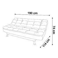 Sofá-Cama 3 Lugares Casal Premium Suede Cinza - 7