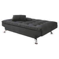 Sofá-Cama 3 Lugares Casal Premium Suede Cinza - 8