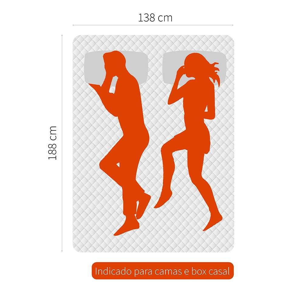 Colchão Casal de Espuma D33 Iso (18x138x188) Grafite - 2