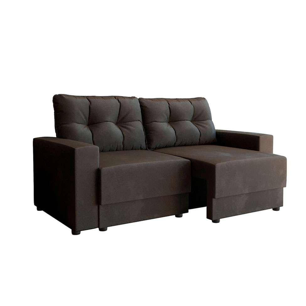 Conjuntos de Sofás 2 e 3 Lugares Lubeck Retrátil Grafite - 4