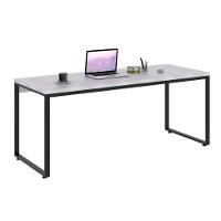 Mesa de Escritório Kuandra Branca e Preta - 1