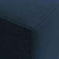 Sofá Unne 3 Lugares com Molas Ensacadas Linho Azul Marinho 200 cm - 10