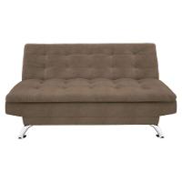 Sofá-Cama 3 Lugares Casal Premium Suede Marrom - 10