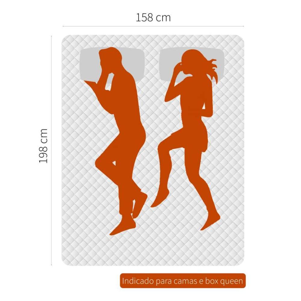 Colchão Queen de Espuma D33 Iso (18x158x198) Grafite - 2