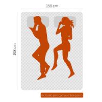 Colchão Queen de Espuma D33 Iso (18x158x198) Grafite - 2