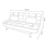 Sofá-Cama Casal 3 Lugares Premium Suede Vermelho - 3