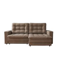 Sofá 3 Lugares Retrátil Lubeck Plush Suede Bege - 6