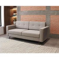 Sofá 2 Lugares Pé Palito Living Linho Cotton Cru - 1