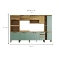 Cozinha Completa Magnólia 12 PT 3 GV Mel e Verde - 3