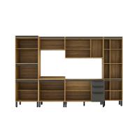 Cozinha Completa Magnólia 12 PT 3 GV Mel e Grafite - 5