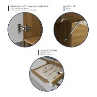 Cozinha Completa Magnólia 12 PT 3 GV Mel e Grafite - 6