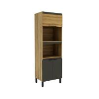 Cozinha Completa Magnólia 12 PT 3 GV Mel e Grafite - 7