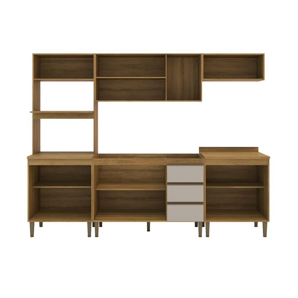 Cozinha Completa Margarida 11 PT 3 GV Mel e Arenas - 6