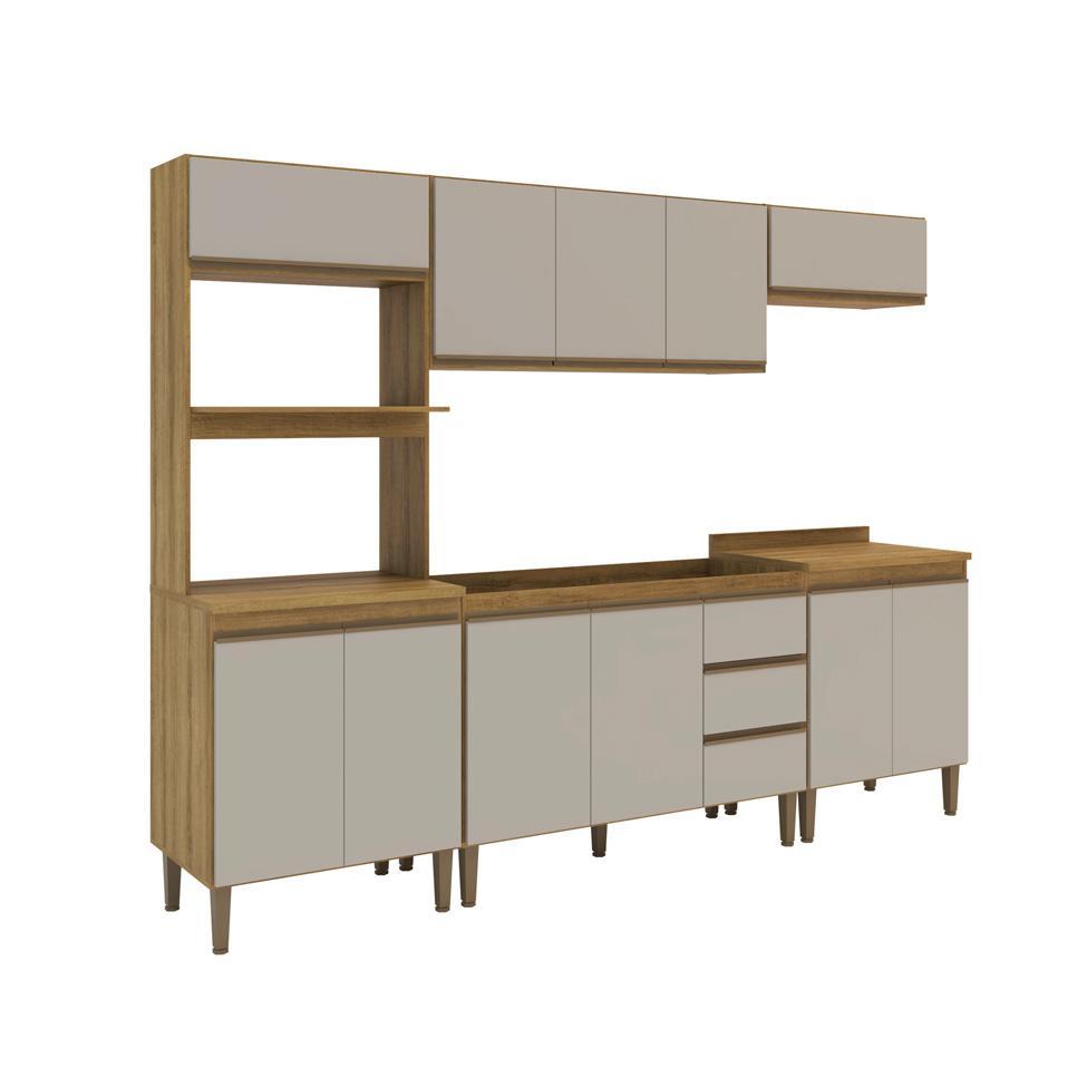 Cozinha Completa Margarida 11 PT 3 GV Mel e Arenas - 8