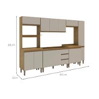 Cozinha Completa Margarida 13 PT 3 GV Mel e Arenas - 3