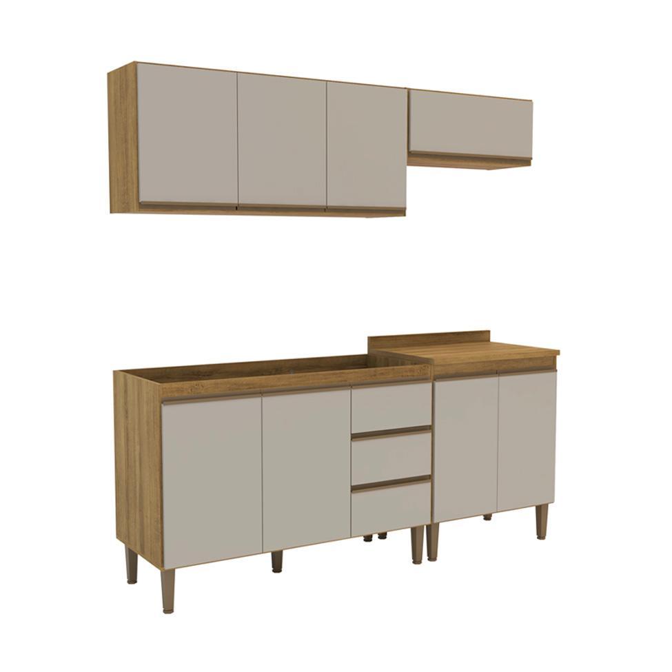 Cozinha Completa Margarida 8 PT 3 GV Mel e Arenas - 8