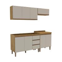 Cozinha Completa Margarida 8 PT 3 GV Mel e Arenas - 8