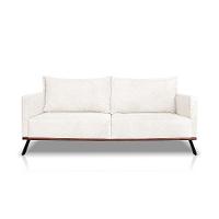 Sofá 3 Lugares Zeus Linho Bouclê Off White 180 cm - 5