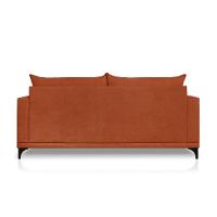 Sofá 2 Lugares Eros Linho Bouclê Terracota 160 cm