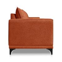 Sofá 2 Lugares Eros Linho Bouclê Terracota 160 cm - 6