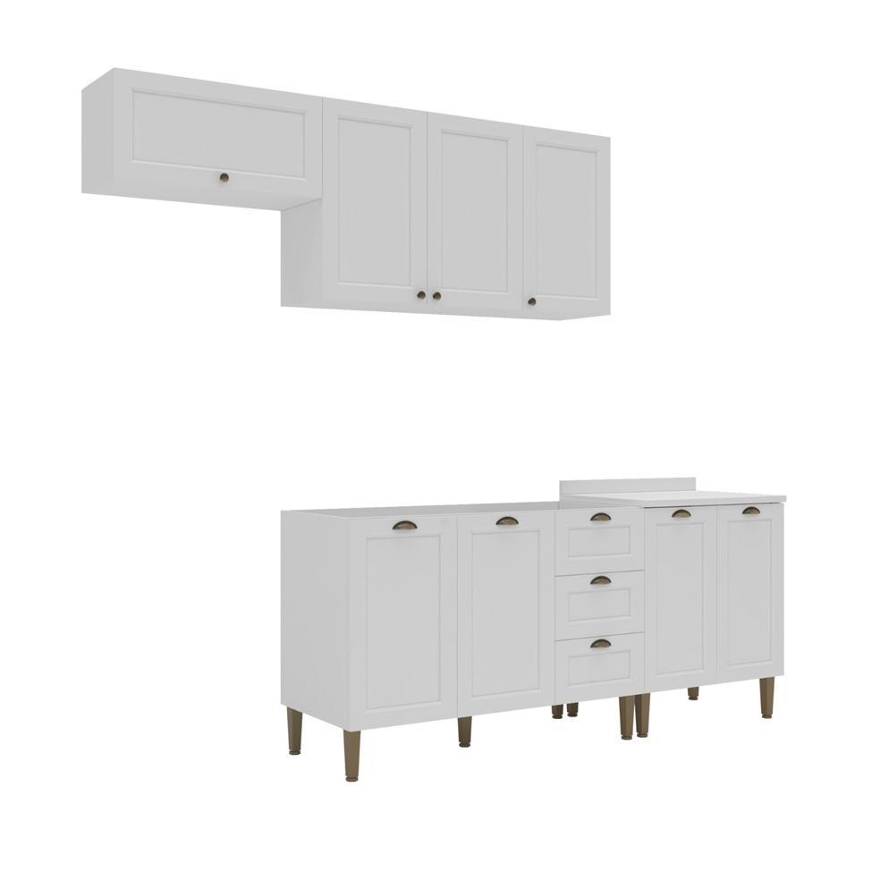 Cozinha Completa Lavanda 8 PT 3 GV Branca - 9