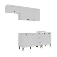 Cozinha Completa Lavanda 8 PT 3 GV Branca - 9