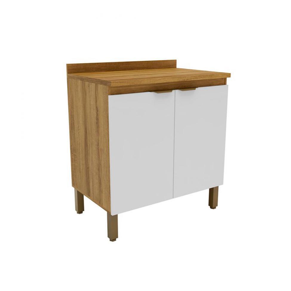 Cozinha Completa Magnólia 12 PT 3 GV Mel e Branca - 10