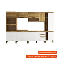 Cozinha Completa Magnólia 12 PT 3 GV Mel e Branca - 2