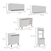 Cozinha Completa Margarida 11 PT 3 GV Branca