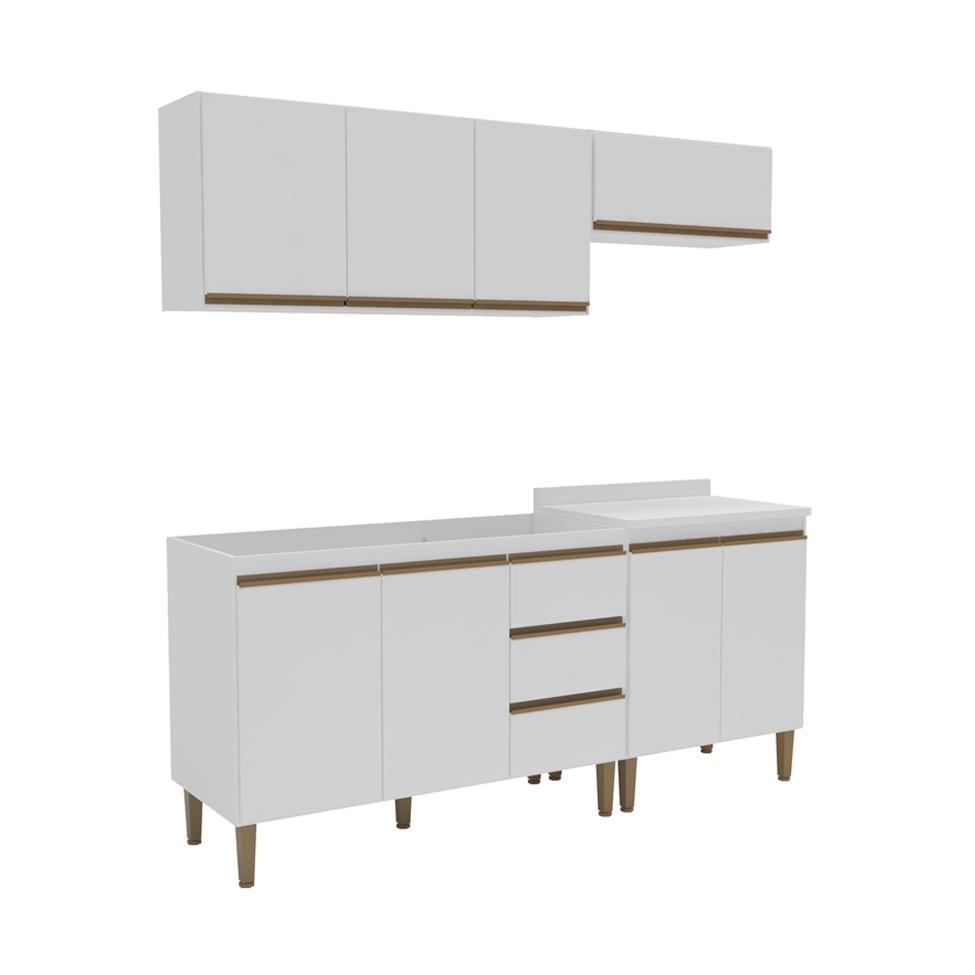 Cozinha Completa Margarida 8 PT 3 GV Branca - 8