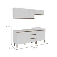 Cozinha Completa Margarida 8 PT 3 GV Branca - 3