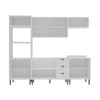 Cozinha Completa Lavanda 10 PT 3 GV Branca - 6