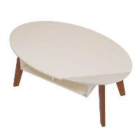 Conjunto para Sala de Estar Verona com Rack 2 GV, Mesa de Centro e Mesa Lateral Cedro e Off White - 8