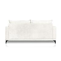 Sofá 2 Lugares Eros Linho Bouclê Off White 160 cm - 6