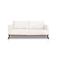 Sofá 2 Lugares Zeus Linho Bouclê Off White 160 cm - 7