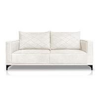 Sofá 3 Lugares Eros Linho Bouclê Off White 200 cm - 6