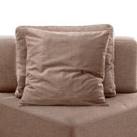 Sofá 1 Lugar Modular Canto Da Vinci Poliéster Bege - 2