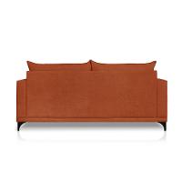 Sofá 3 Lugares Eros Linho Bouclê Terracota 200 cm - 6