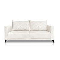 Sofá 3 Lugares Eros Linho Bouclê Off White 220 cm - 6