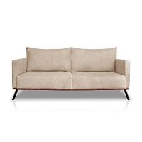 Sofá 3 Lugares Zeus Linho Bouclê Bege 180 cm - 5