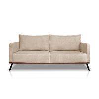 Sofá 3 Lugares Zeus Linho Bouclê Bege 220 cm - 5