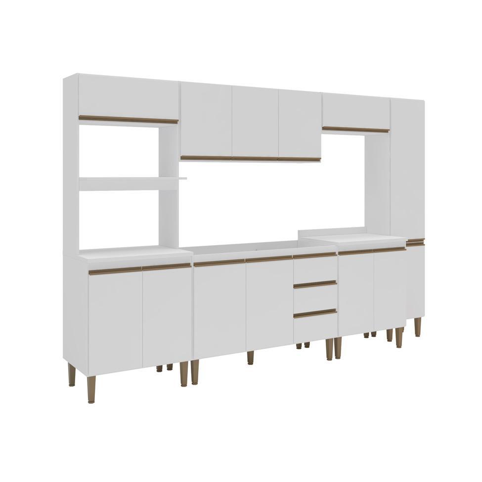 Cozinha Completa Margarida 13 PT 3 GV Branca - 7